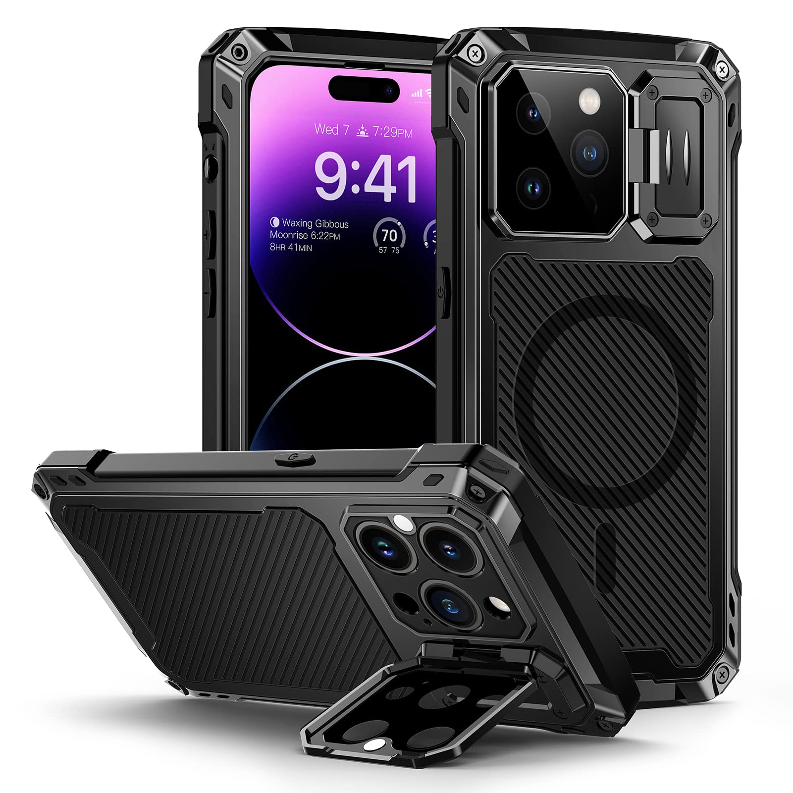 CDL iPhone14Pro Maxケース ブラック Amazon.com: MXX Heavy Duty Made for iPhone 14 Pro Max Case with